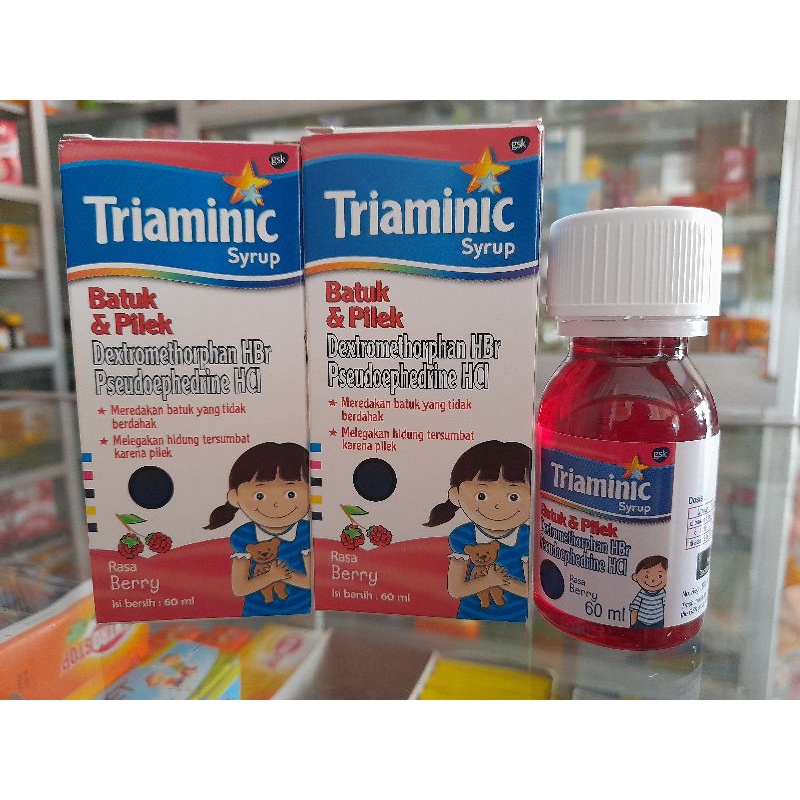 TRIAMINIC BATUK &amp; PILEK SIRUP 60 ML