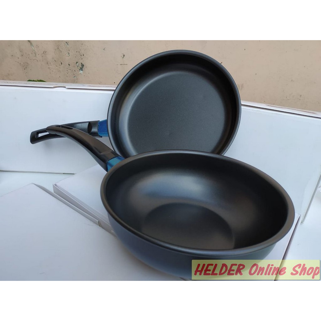 SET Fry Pan 18 cm dan Panci 16 cm ANTI LENGKET