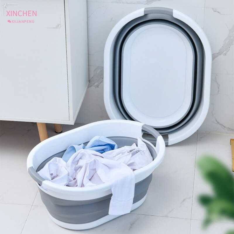 Baskom Ember Lipat Laundry Bucket Foldable 24L XINCHEN - MX061