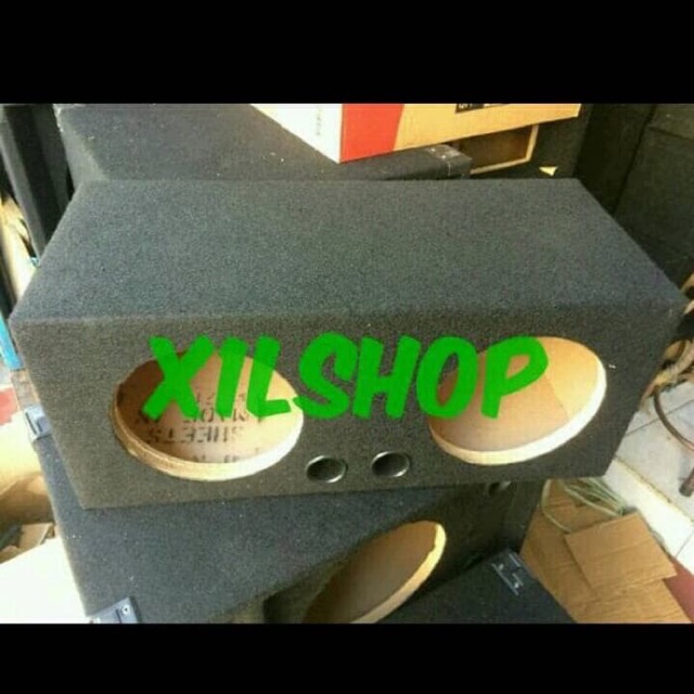 Box Kotak Speaker 8" 8 Inchi Double