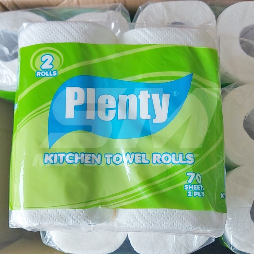 1 DUS Tissue Plenty Kitchen Towel Roll Tisu Dapur Isi 6 Pack