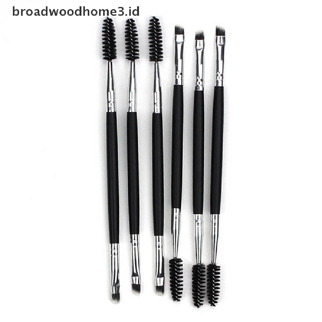 1 Pack Makeup Tool Handle Dual Brow Brush Hot Double Eyebrow Brush EyeBrow Penci