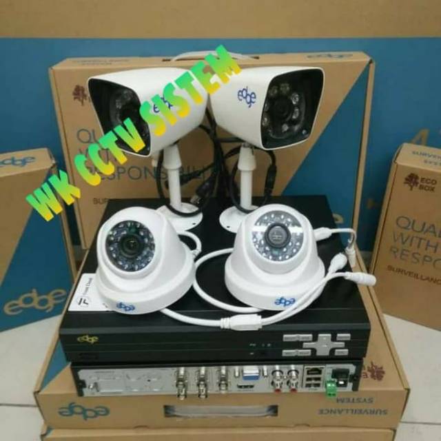 PROMO PAKET CCTV EDGE 3 KAMERA 2MP MURAH
