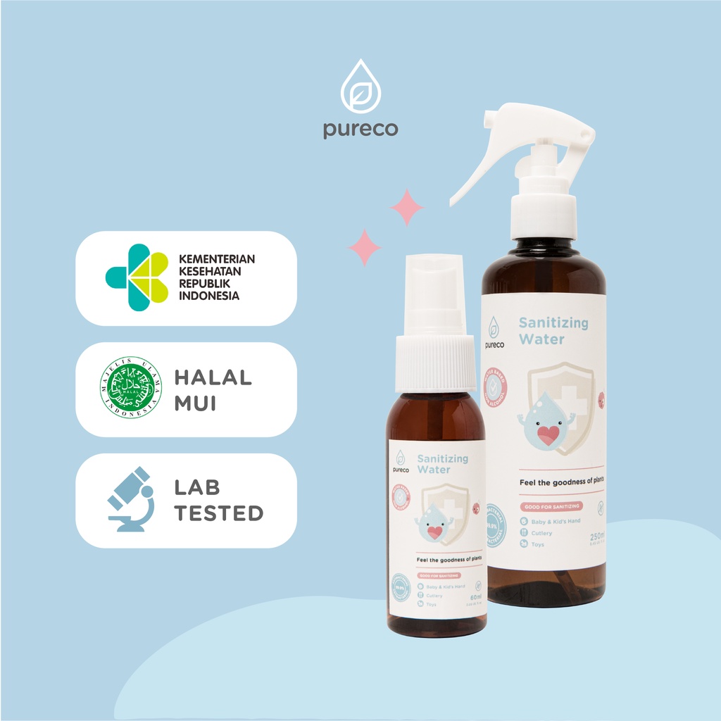 SANITIZING WATER PURECO 60ml &amp; 250ml