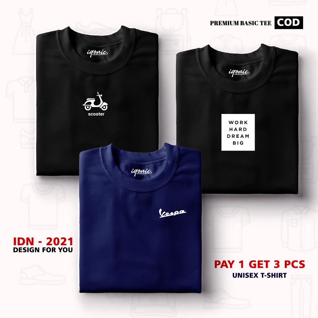 BUY 1 OR 3 PCS ( PROMO COD ) BROTHER STORE / Kaos Distro100% Catoon Combed 24s Tebal / Scooter