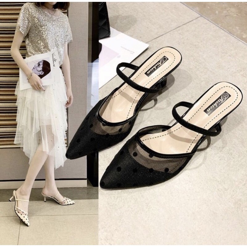 heels wanita 350 import realpict