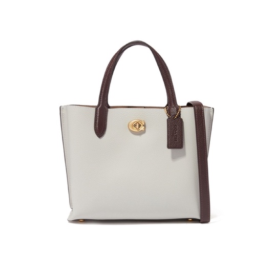 Coach Willow Tote 24 In Signature Canvas (C8561)