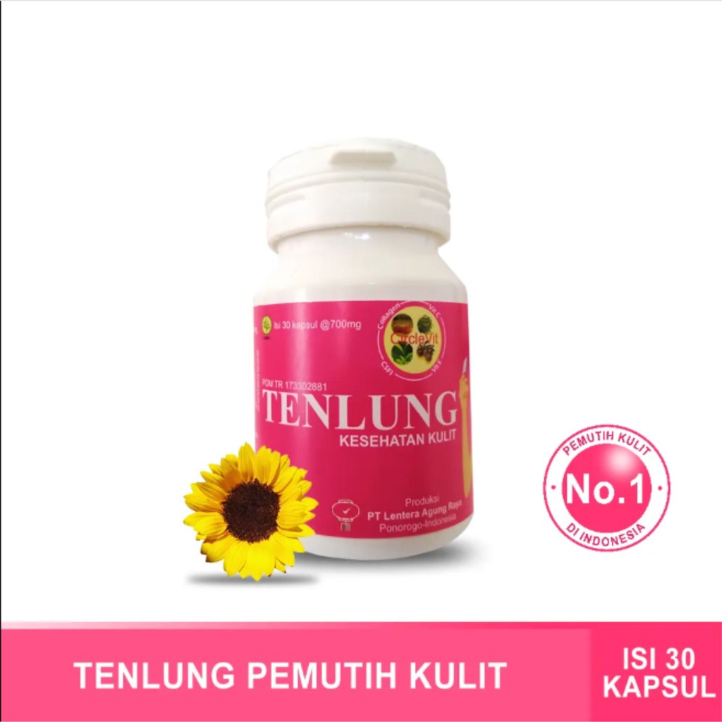 [LIVE NOW] SUPPLEMENT PEMUTIH KULIT TENLUNG 30 kapsul ORIGINAL - AMAN - BPOM - HALAL 10242