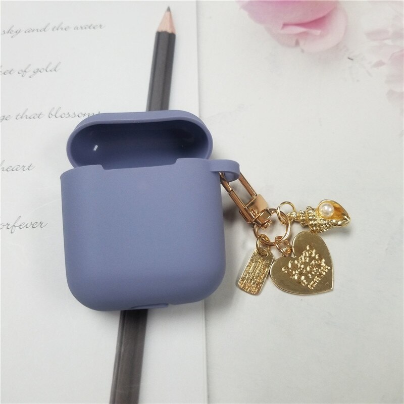 Case Kartun Bunga Korea Korea Kompatibel Untuk Airpods1 2 3mewah Shell Keyring Silikon Earphone Case