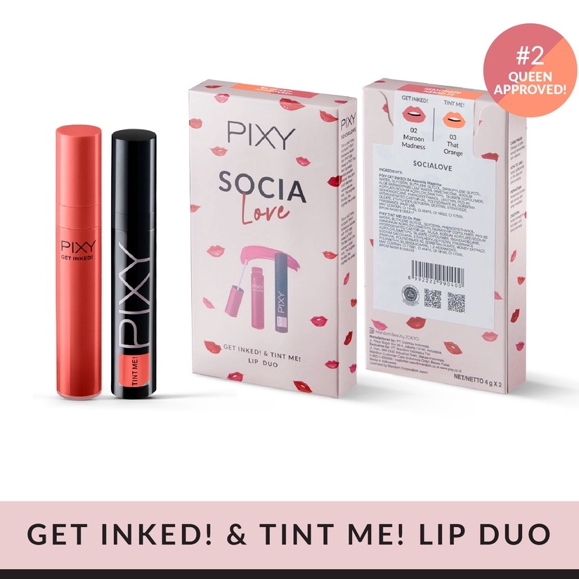 PIXY SOCIALOVE LIP DUO