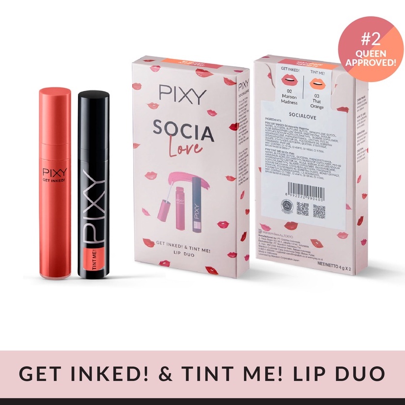 PIXY SOCIALOVE LIP DUO