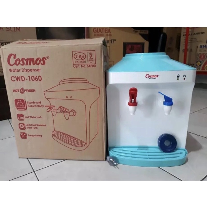 Cosmos CWD-1060 Dispenser Air - Pemanas Air Atas Meja Multi Warna