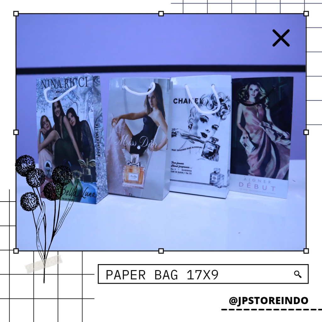 

PAPER BAG SEDANG 17X9 | PAPER BAG// PER PACK