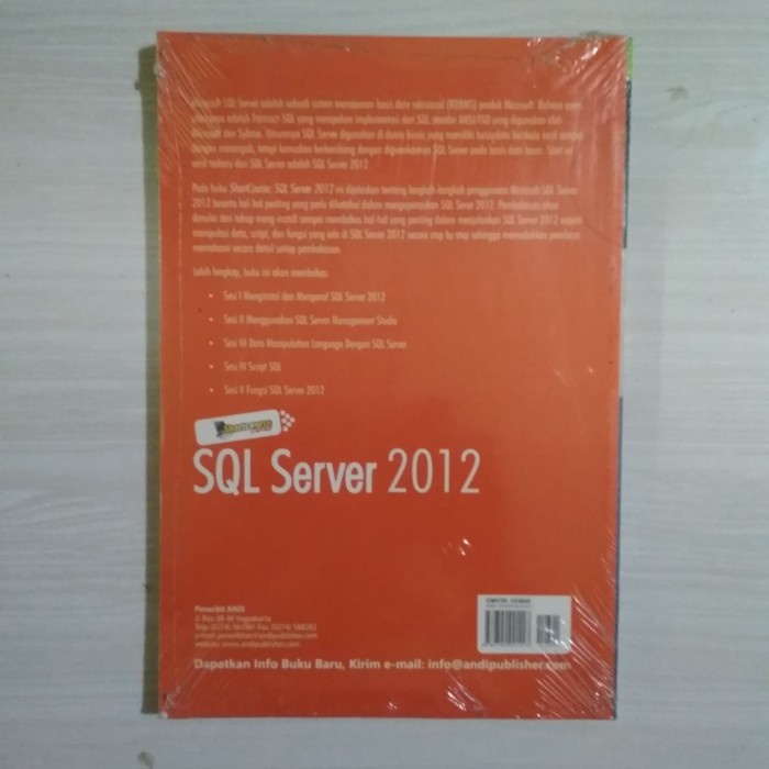 

database-buku- shortcourse series: sql server 2012 -buku-database.