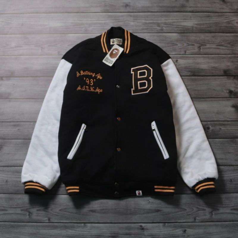 Jaket VERSITY mlbb cotton flecee original CAMO BAPE