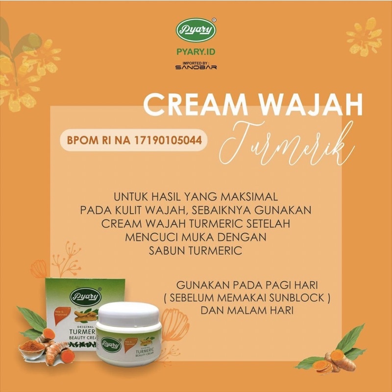 PAKET CREAM PLUS SABUN PYARY TURMERIC ORIGINAL || PAKET MENCERAHKAN KULIT || CREAM PLUS SABUN ARAB