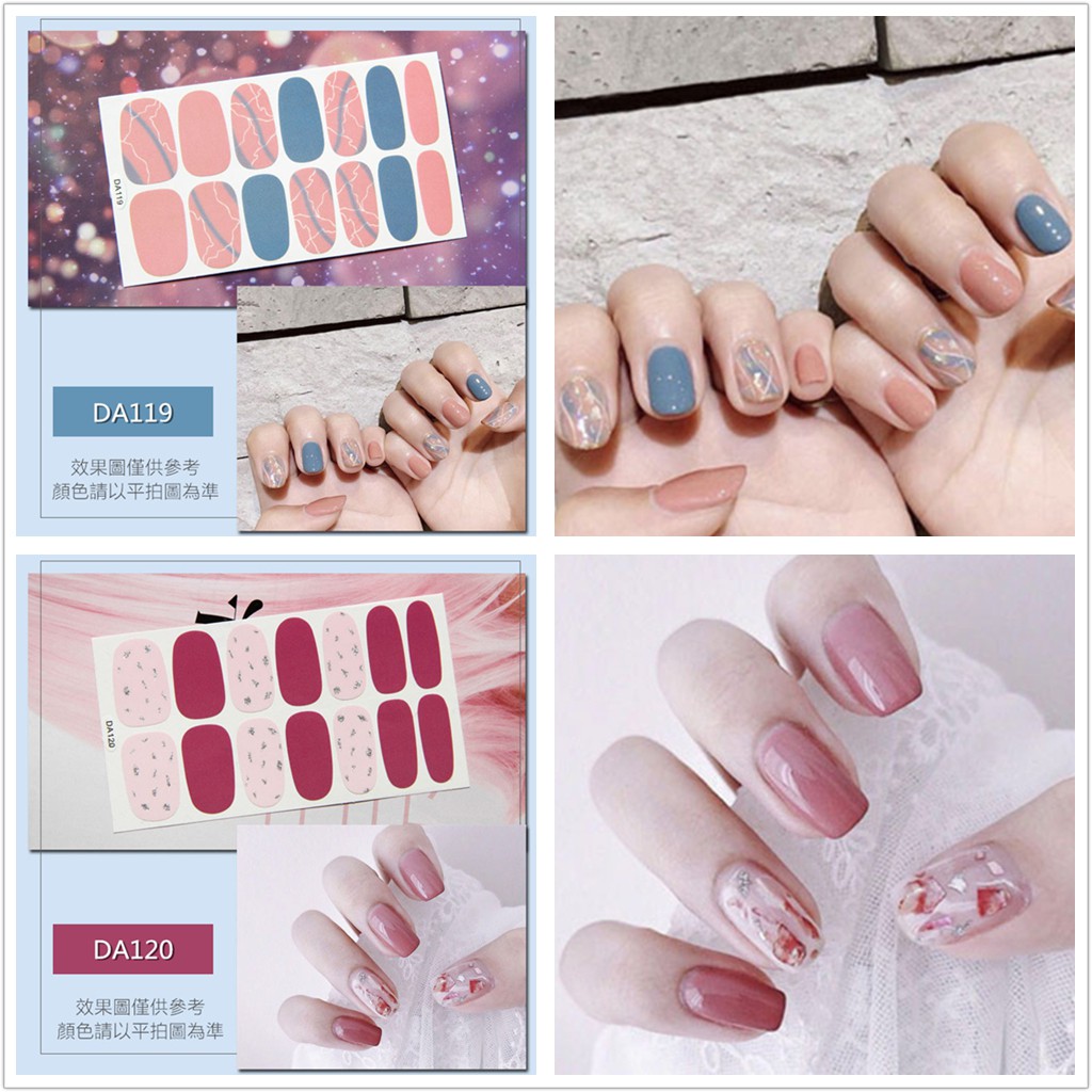 &lt;Jjoygirl&gt;DA Nail sticker motif / sticker kuku / stiker kuku / nail stiker glitter / stripes design