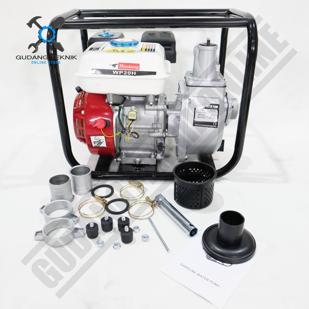 Water Pump mustang WP20H - WP30H / Mesin Pompa Air Sawah Mustang 2" 2inch - 3" 3Inch Pompa Air Iriga