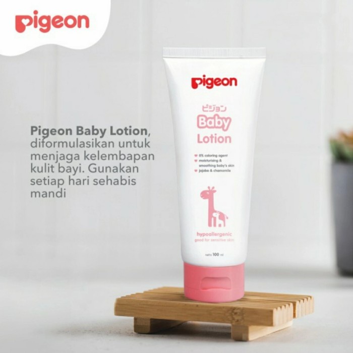 PIGEON Baby Lotion 100ml Losion Bayi Pelembab Kulit Bayi