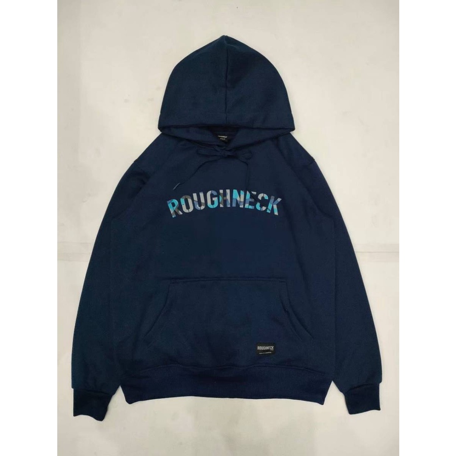 Sweater hoodie roughneck college black camofluge Sweater hoodie jemper ROUGHNECK 1991 matt fleece premium Jaket pria sweater pria ROUGHNECK