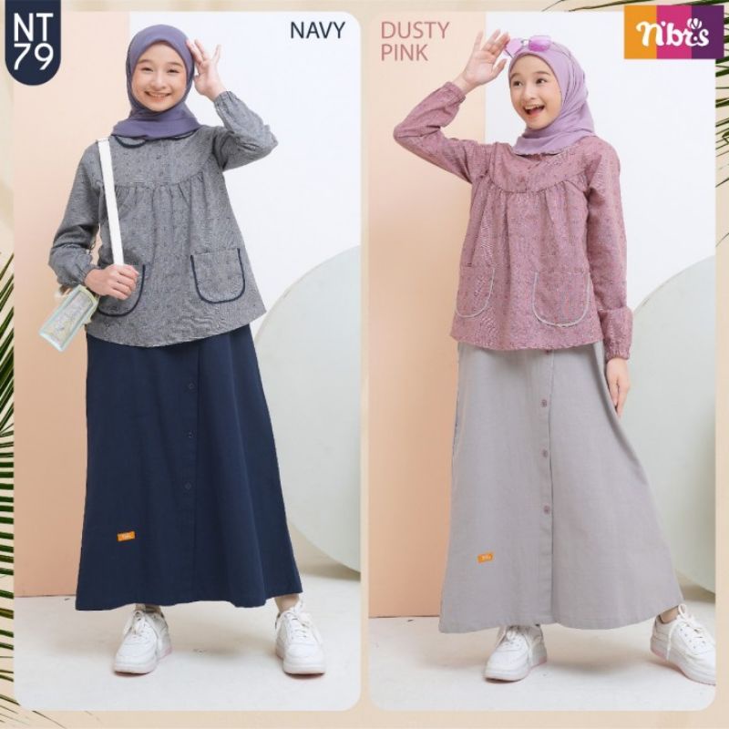 BEST SELLER GAMIS ANAK NIBRAS TERBARU // NT 079