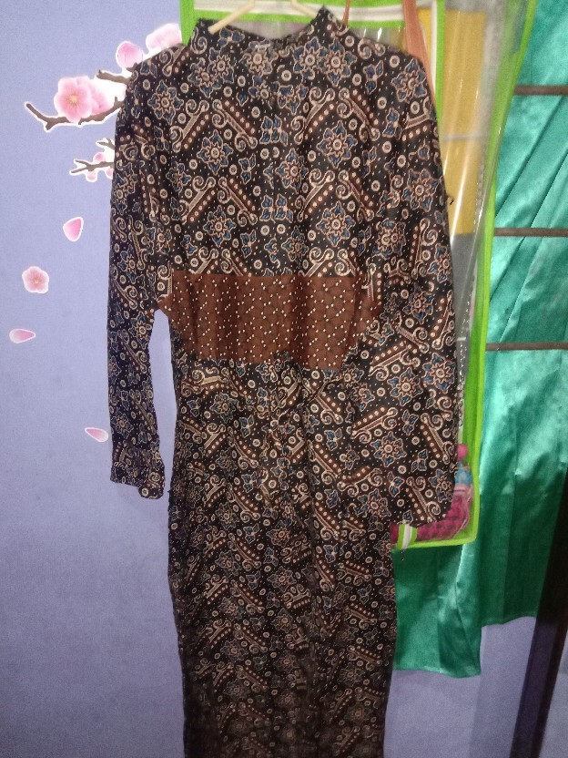 Batik Couple Keluarga Sania Ruffle Ori Ndoro Jowi Dnt Mataram