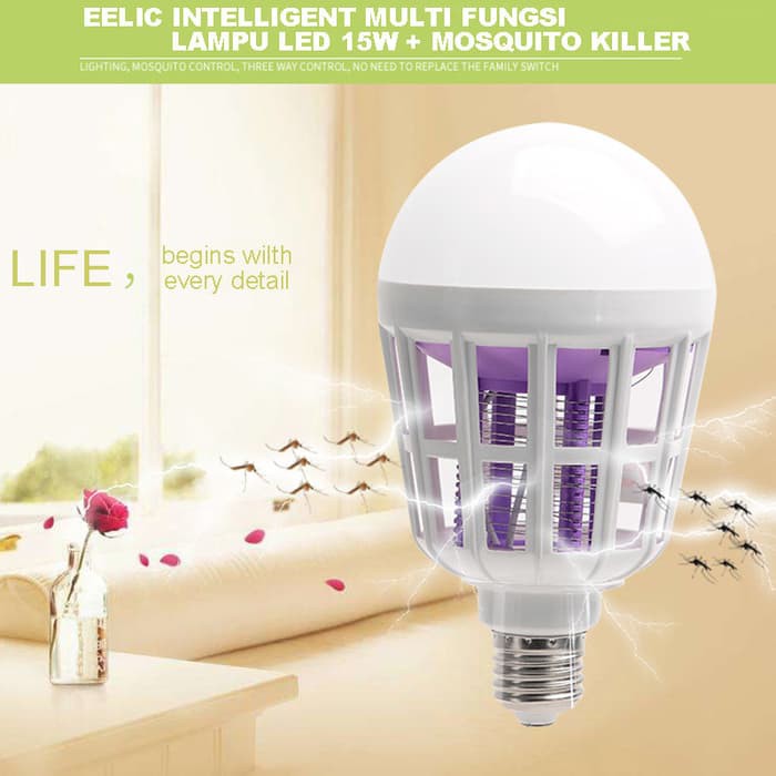 Terlaris [Free Bubble] Lampu Pembasmi Nyamuk Mosquito Killer Lamp