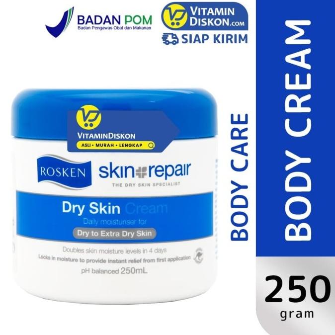 

PROMO ROSKEN DRY SKIN CREAM 250 GR PER JAR MURAH