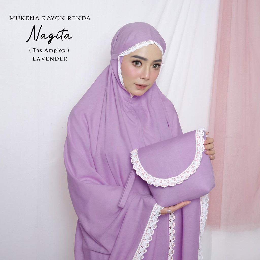 MUKENA BALI TASIK - MUKENA DEWASA RENDA RAYON NAGITA