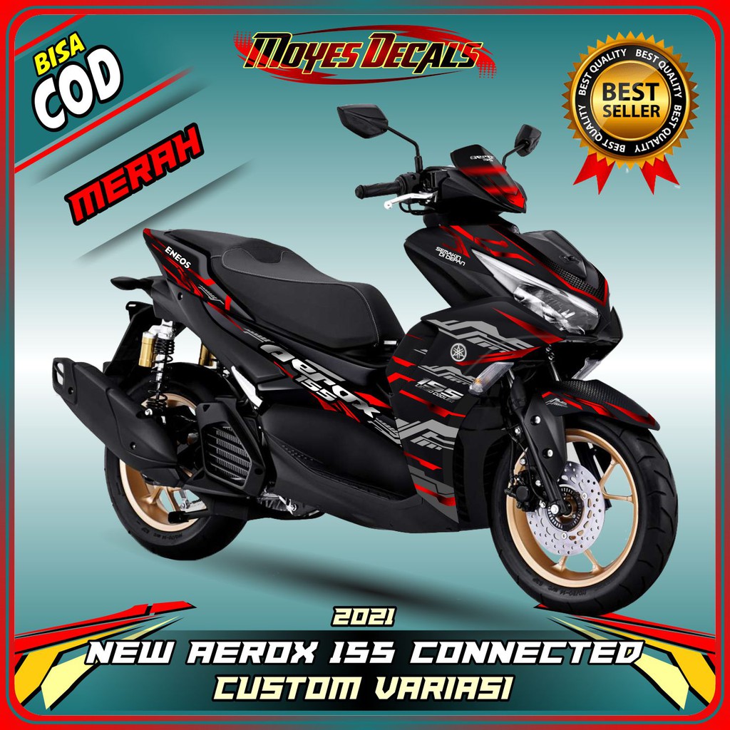 Decal Aerox New, Striping Aerox, Decal Fullbody Aerox New, Stiker Aerox Keren, Stiker Aerox new 155