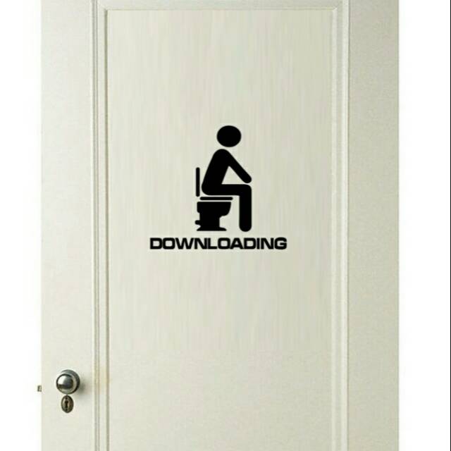 RELIZA WALLSTICKER TOILET DOWNLOADING KAMAR MANDI