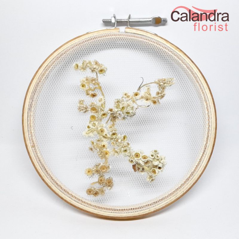 sulaman custom | hadiah unik | hadiah lucu | sulaman rustic | sulaman bunga kering | bunga abadi