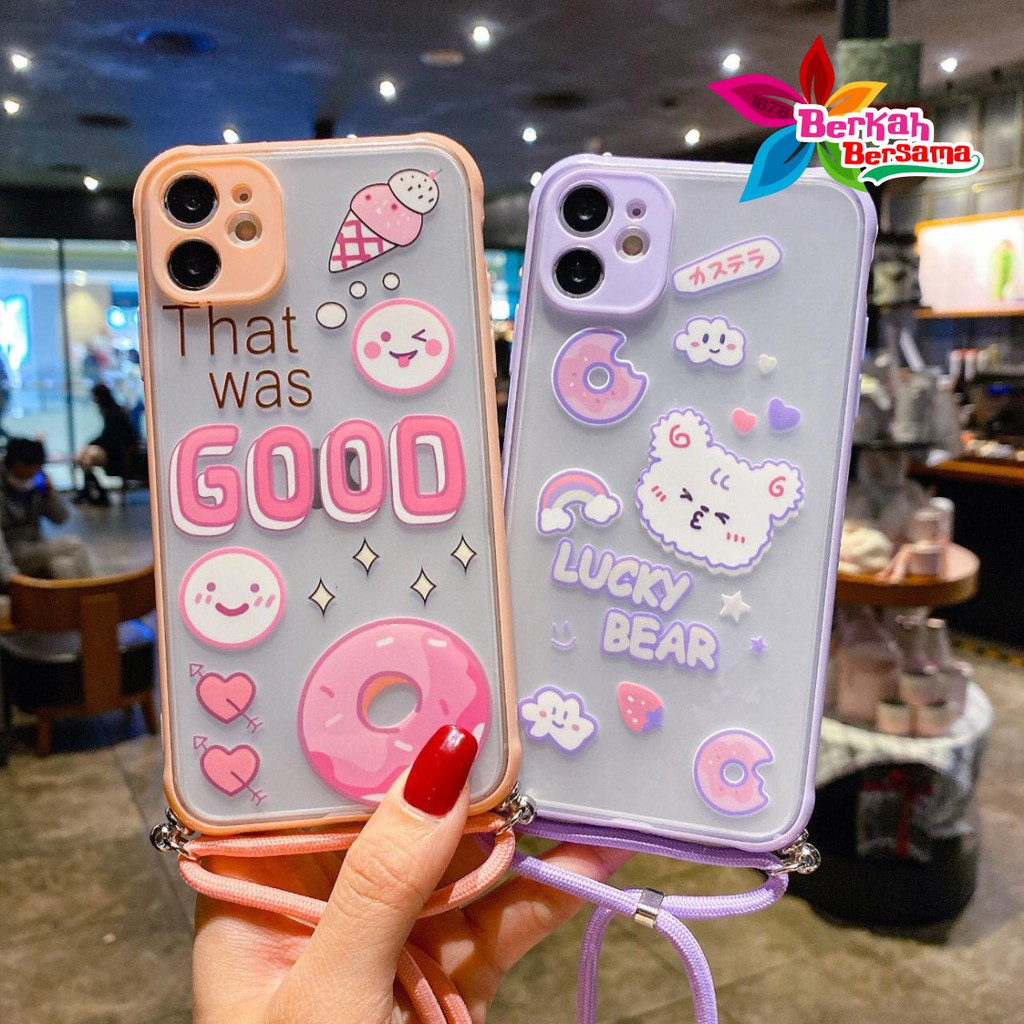 SS181 CASE SLINGCASE TALI LANYARD OPPO A9 A5 2020 A31 A8 A52 A92 A53 A33 RENO 4 4F A15 A1K BB4761