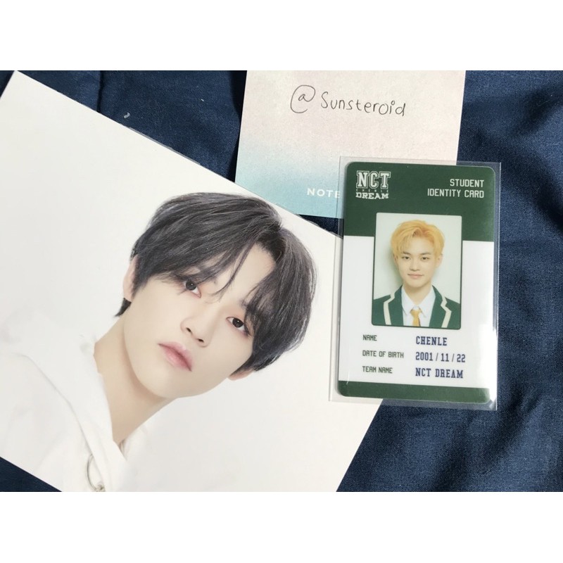 chenle id card b2s 2019 + beyond live dream postcard nct dream (booked)