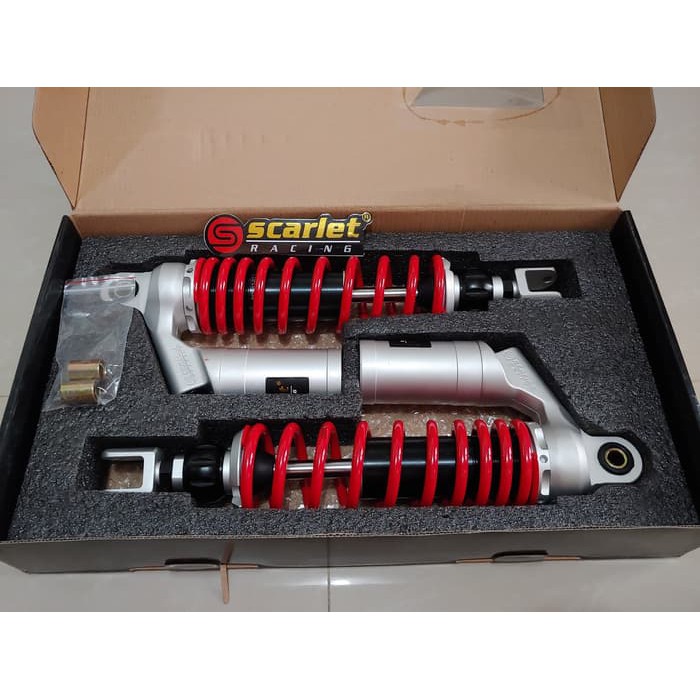 Shockbreaker Tabung Nmax Scarlet Racing Merah 330MM LESTARIMOTOR
