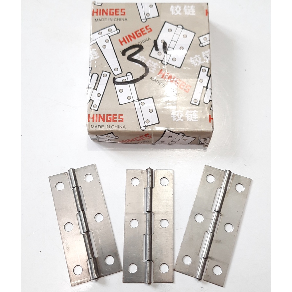 Engsel Tipis RRT 3inci isi 12Pasang / Engsel Kupu-kupu (D4146)