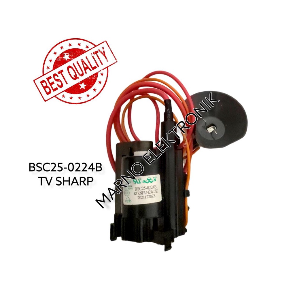 PLAYBACK TV SHARP BSC25-0224B FLAYBACK BSC 25-0224B FBT BSC 25 0244B 0224 ORIGINAL ASLI