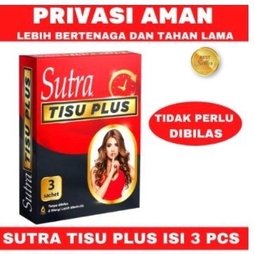 ✅ Privasi Terjamin 100% Sutra Tisu Plus Isi 3 Sachet - Tissue Magic Tanpa Dibilas