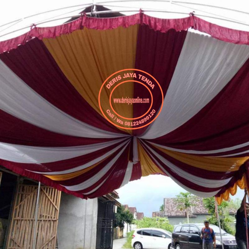 Plafon dekor tenda 4x6