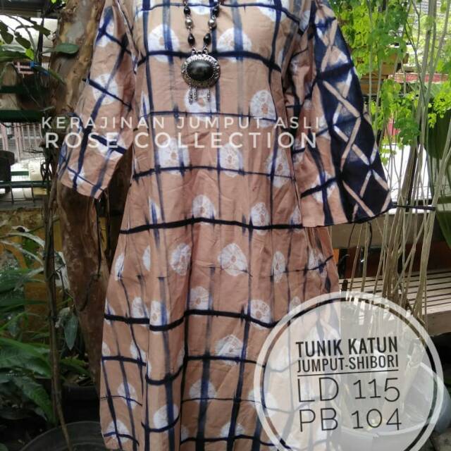 Tunik Jumputan shibori