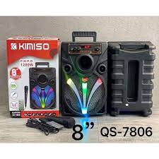 (COD) Speaker Bluetooth Kimiso QS 7806 karoke Free mic + Remote