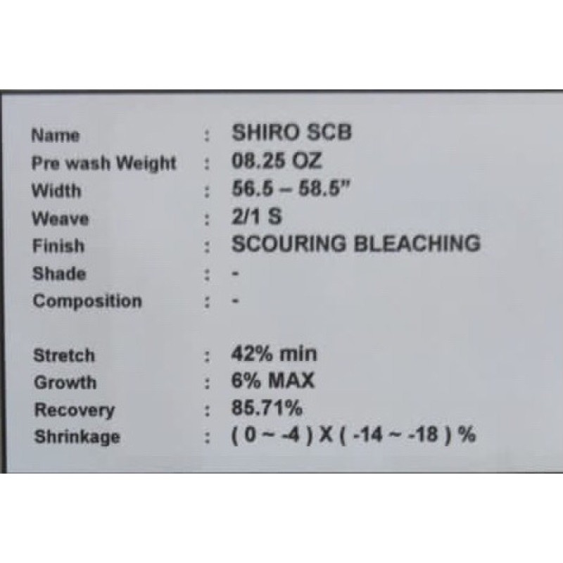 Bahan multi kain cotton katun sweding twill stretch merk starlight bahan celana chinos, kantor, casual