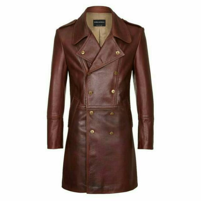 jaket pria jubah semi kulit