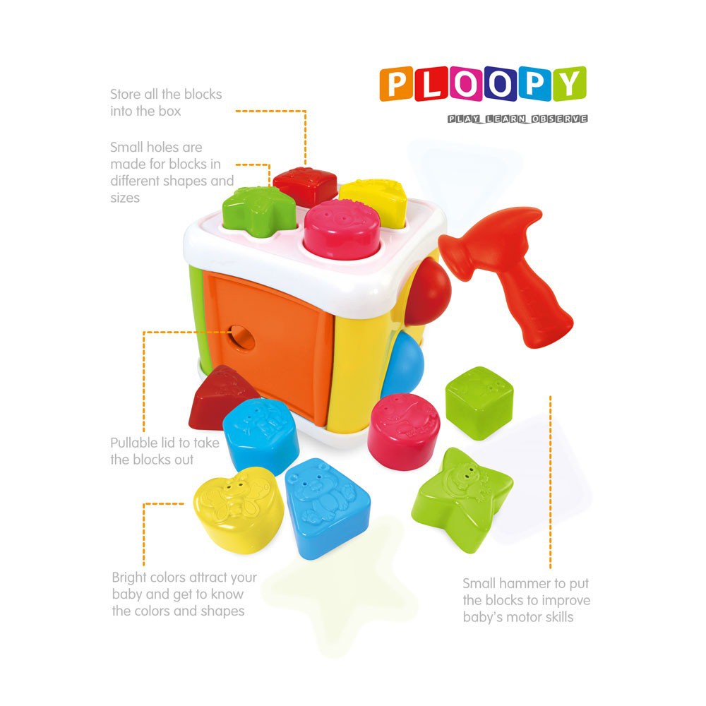PLOOPY ACTIVITY SORT AND BEAT CUBE