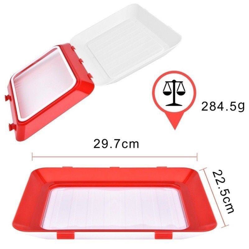 {HJ_888}Vacum tray Food Preservation tray/Nampan Pengawet Makanan Tmpt  penyimpanan makanan import