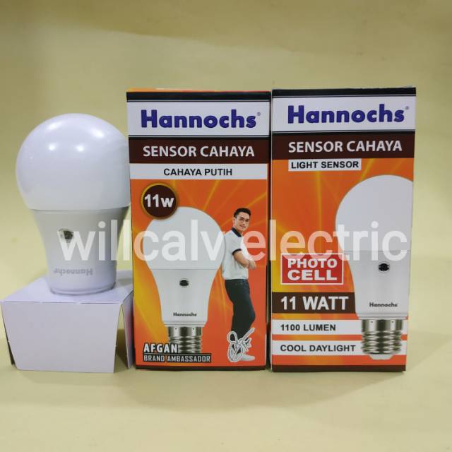 LAMPU LED HANNOCHS LIGHT SENSOR 11W 11WATT 11 W - LAMPU LED HANNOCH SENSOR CAHAYA 11W 11WATT 11 W