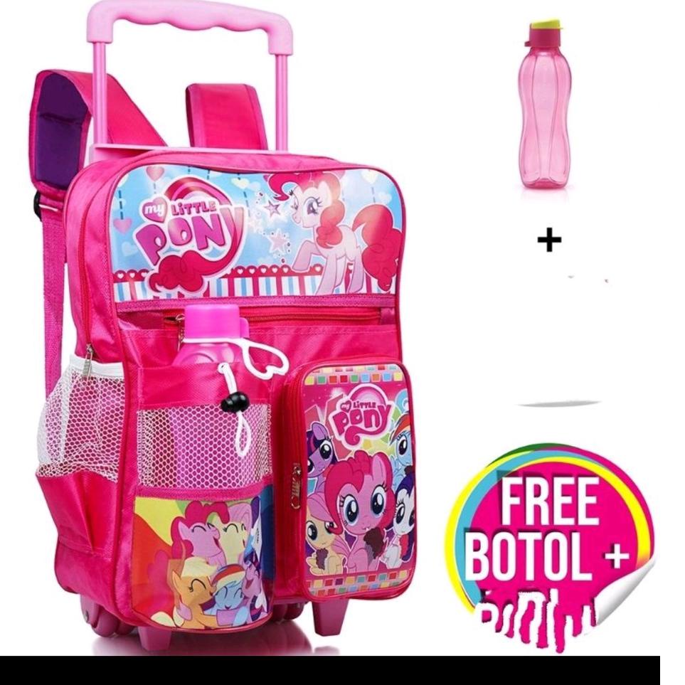 Toko Spesial--Tas Trolley Anak Perempuan / Tas Anak Karakter / Tas Troli / Tas Sekolah / Tas Anak Pe