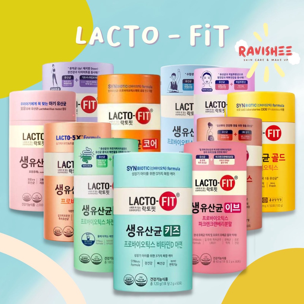 LACTO FIT SEMUA VARIAN Lactofit Probiotics Lacto-Fit Probiotik Slim Lacto-Fit Gold