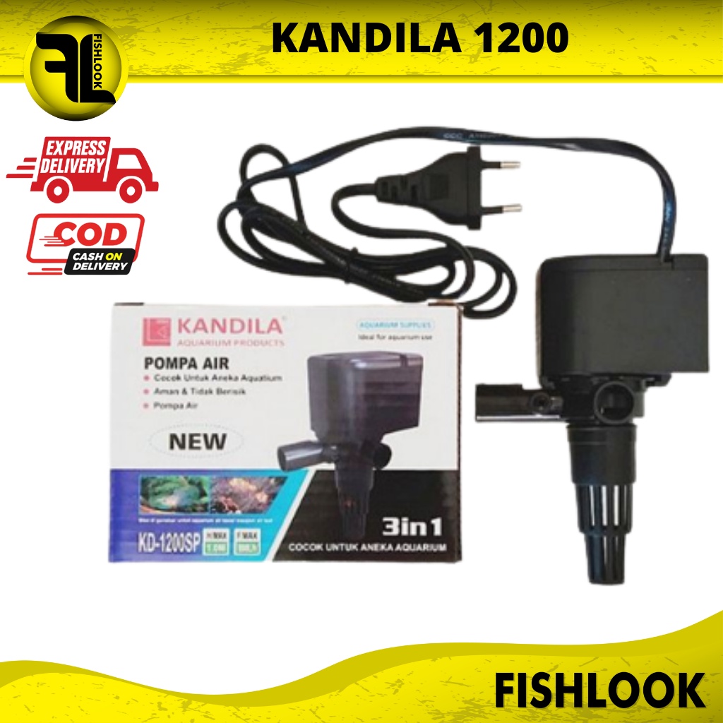 GINGA 1200 mesin Pompa Celup power head Aquarium Aquascape