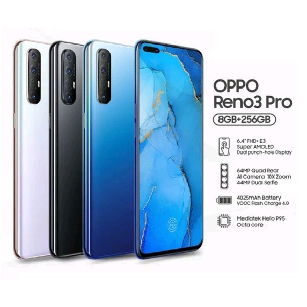 Oppo Reno 3 pro Ram 8GB Ram 256GB (Second)